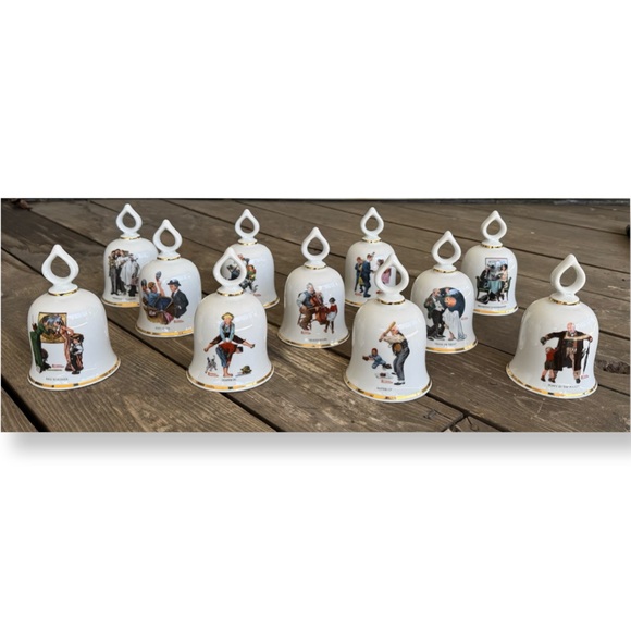 Vintage Norman Rockwell Bells - Picture 2 of 15